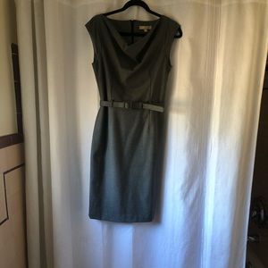 Houndstooth print sheeth dress